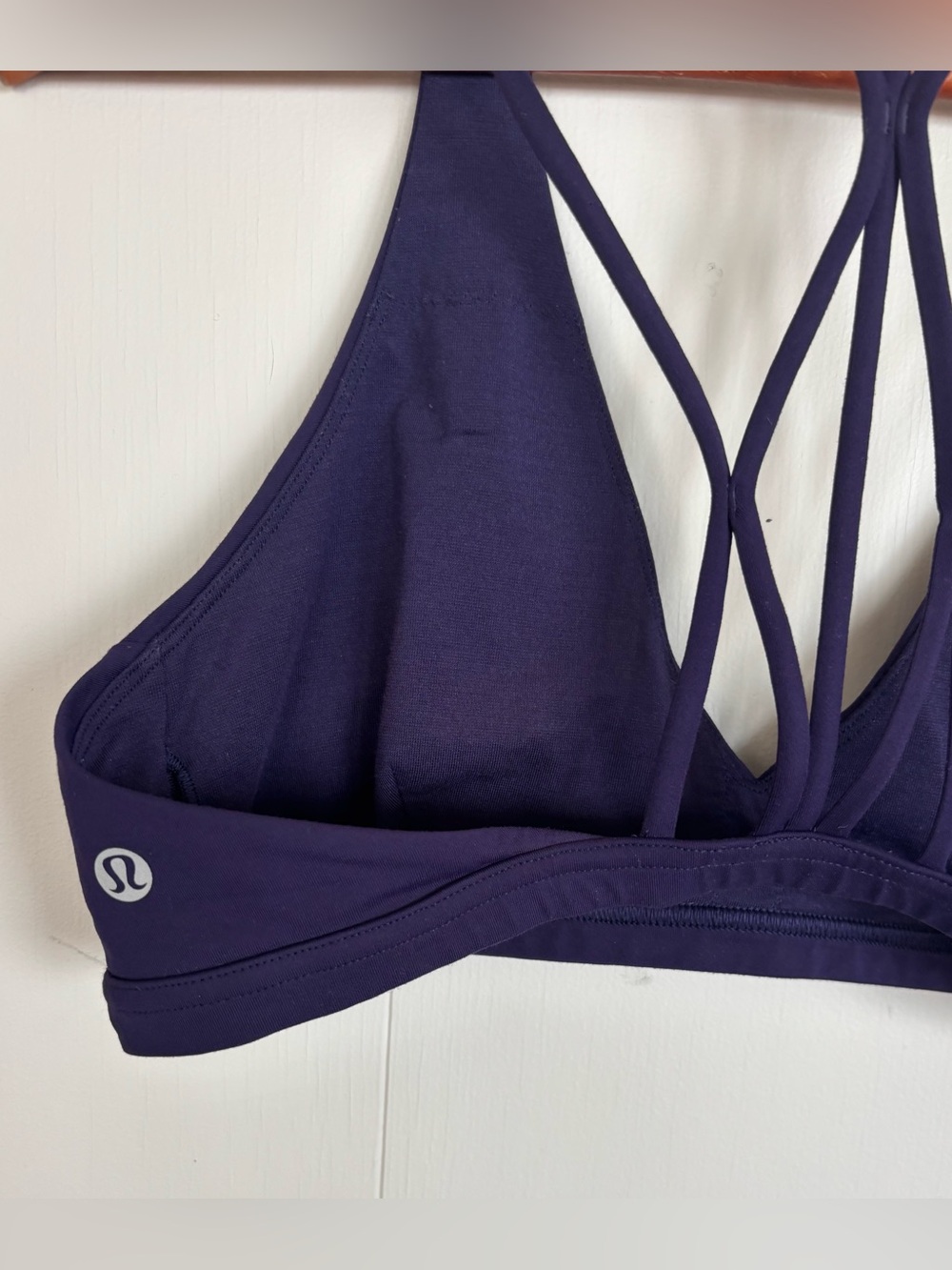 Lululemon Raise The Barre Bra, Moody Blues, Size 10 - Picture 9 of 11